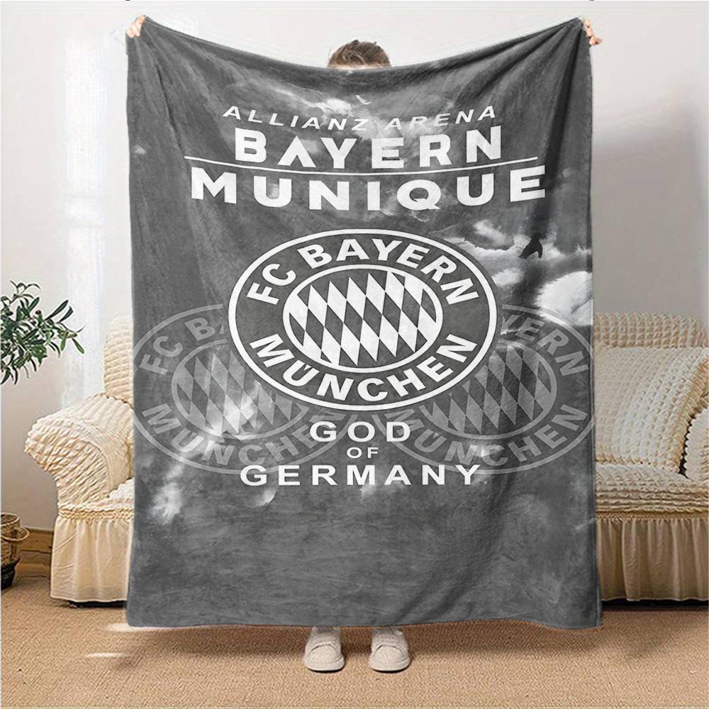 Coperte con Stemma del Bayern Monaco in Flanella Stampata Traspiranti Calde Plaid per Casa Ufficio Copriletto 0708a123