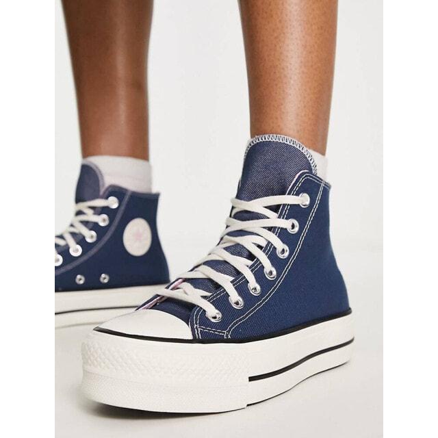 

Темно-синие джинсовые кроссовки Converse Chuck Taylor All Star Lift Hi