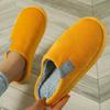 Unisex Plush Home Slippers, Cozy & Warm Closed Toe Fuzzy Slip On Shoes, Comfortable Indoor Floor Slippers