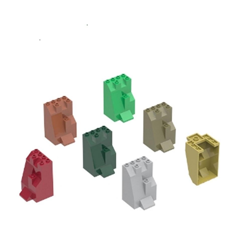 

MOC 10PCS 48487 Special Rocks Wall Panels Construction Blocks Package Mountain Rockery Bricks Particle Instructive Playthings Children Gifts -A5585