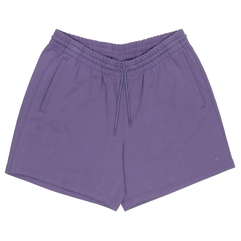 Adidas Originals Clover C Short Ft Solid Color Drawstring Sports Shorts Men Bottoms Purple HF6361