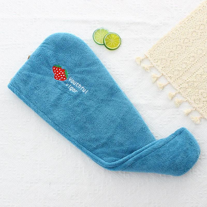 

Быстросохнущее полотенце для волос Микрофибровые полотенца Против пушистости Сухие волосы Полотенце для волос Быстросохнущее Полотенца для сушки волос для девочек Пляж Шапочка для душа