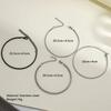 4Pcs/Set Stainless Steel Adjustable Box Chain Bracelets for Men Simple Vintage Silver Color Cuban Bangle Sets Party Jewelry Gift
