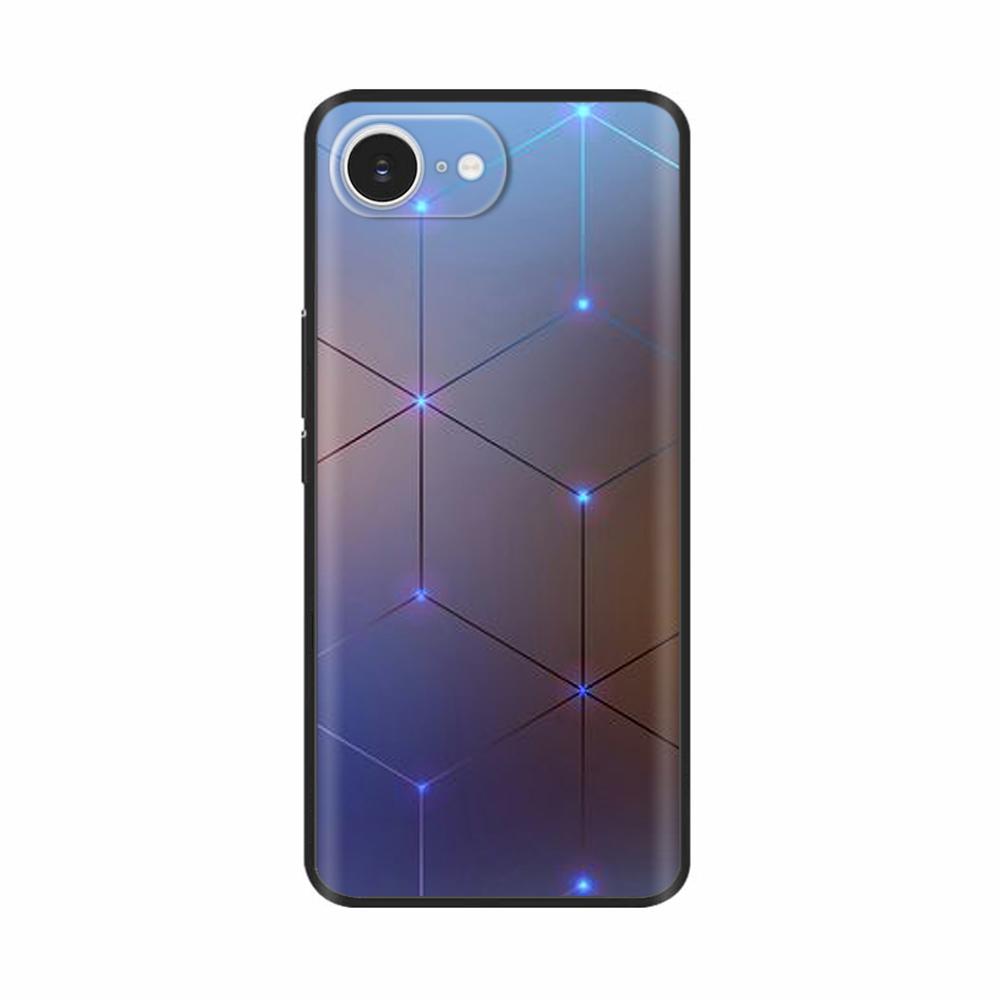 Luxus Silikon Hülle Für iPhone 16e SE 2025 Rückabdeckung auf Für Apple SE4 iPhone 16E A3409 Handy Hüllen Blumen Bemalte Hüllen Schale