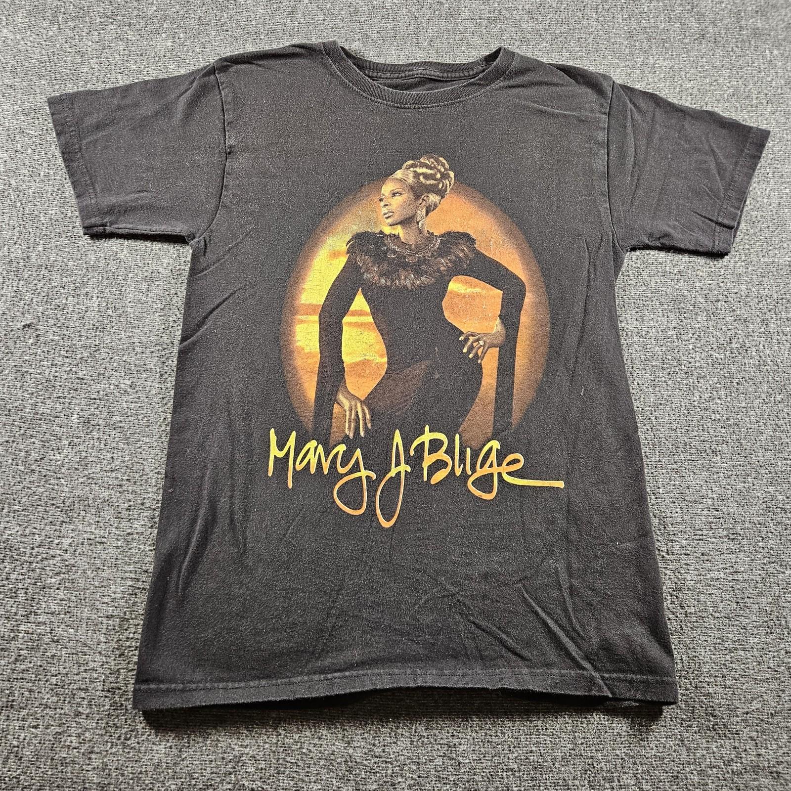 Mary J Blige Shirt Mens Medium Black Liberation Tour 2013 Graphic Tee Music Unisex T-Shirt S