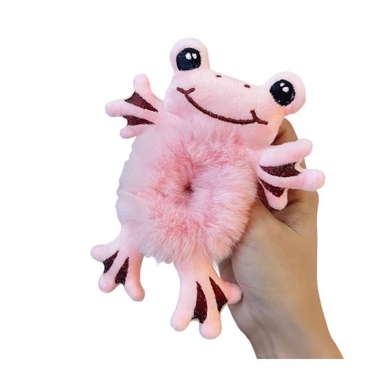 Girl Hair Rope Cartoon Frog Cat Duck Shape High Elasticity Hair Tie Versatile Colorful Hair Accessories