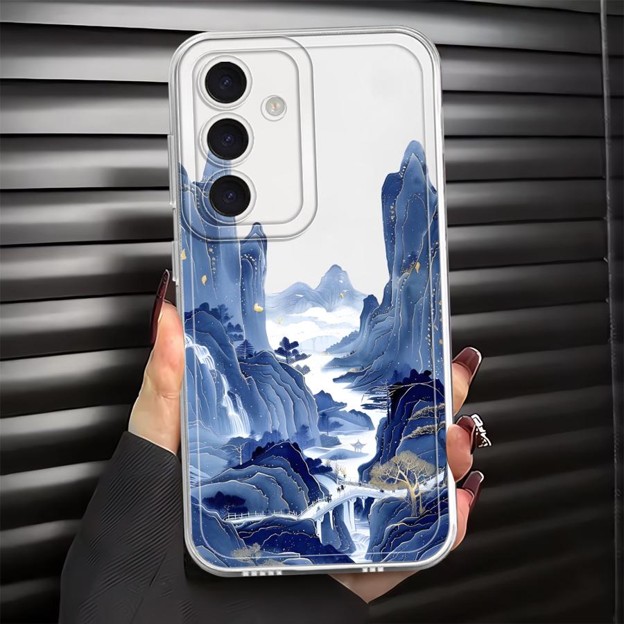 Case for Samsung Galaxy A57 A52 A52 A17 A54 A15 A26 A24 A36 A37 A56 A25 A51 A14 A16 A34 A35 A55 Phone Cover A33 A50 Mountain Art