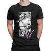 Fashion JJBA Anime T-Shirts for Men Crew Neck 100% Cotton T Shirts Kujo Jotaro Short Sleeve Tees Party Tops