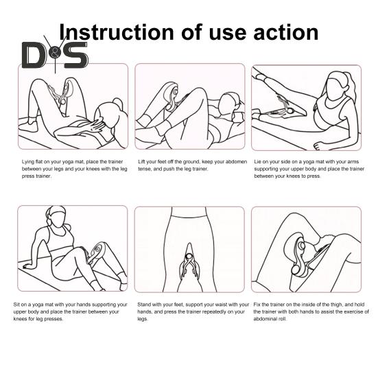 Aparat de antrenament pentru șolduri Thigh Master cu contor reglabil pentru mușchii podelei pelvine, aparat de exerciții pentru coapsă și picior, dispozitiv de tonifiere a șoldului, echipament de antrenament