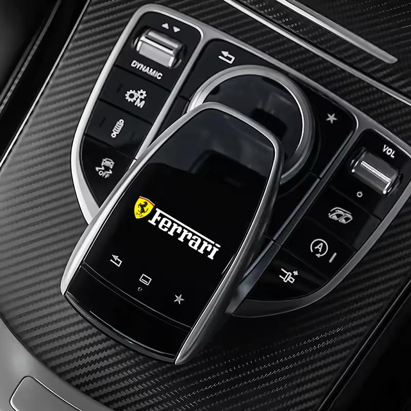 3D Metall Auto Embleme Aufkleber Kreatives Logo Abzeichen Wasserdicht Dekorativer Aufkleber Für Ferrari Roma 488 Portofino F8 Roma Spider SF90