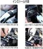 HUIKKJP Helmet Helmet Fixed Motorcycle Black Holder, Lock, Type, Dial, 22mm-26mm Diameter, Anti-Theft,