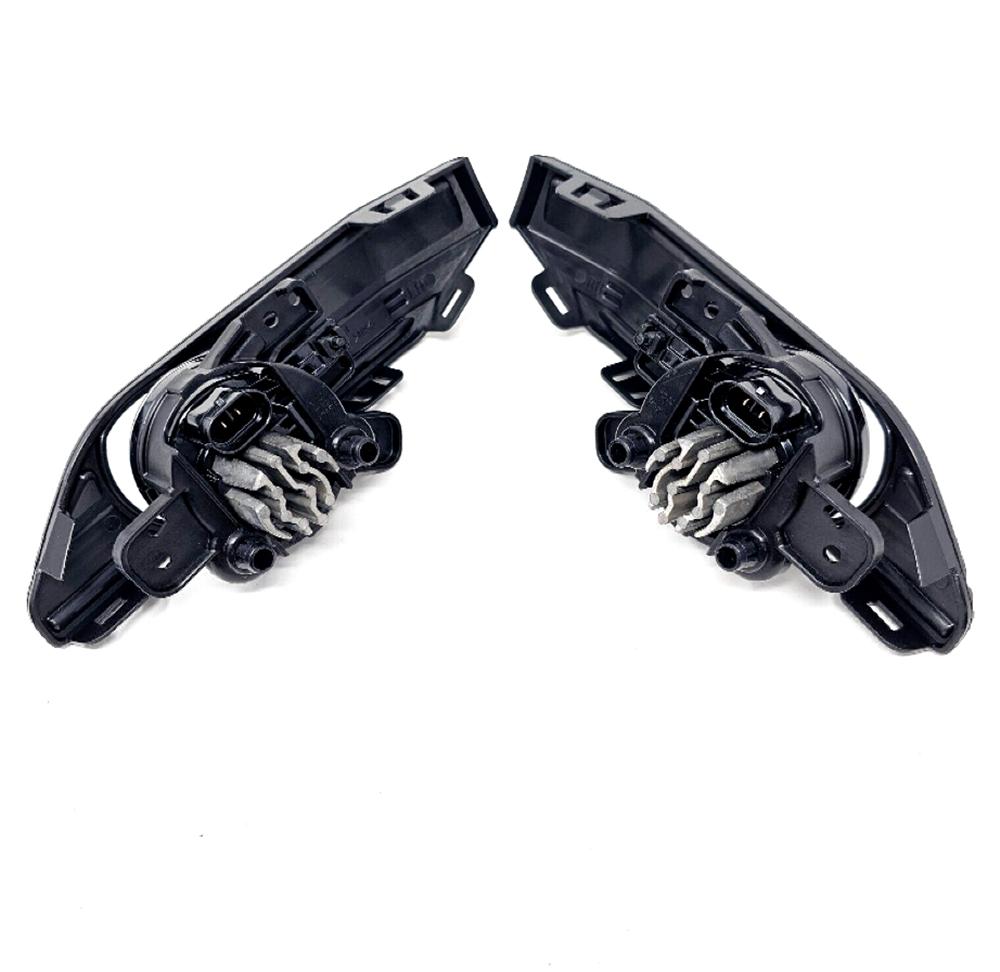 1 Set Car Front Left and Right Side Fog Lights & Bezels For GMC Canyon 2023 2024