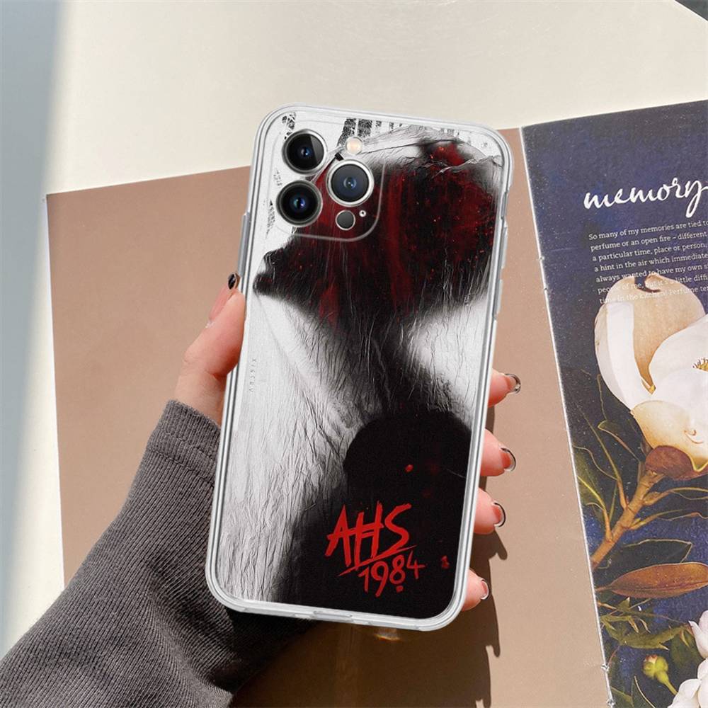 American Horror Story AHS 1984 Phone Case For IPhone 17 16 15 14 13 11 12 Pro Max 16 Plus Transparent