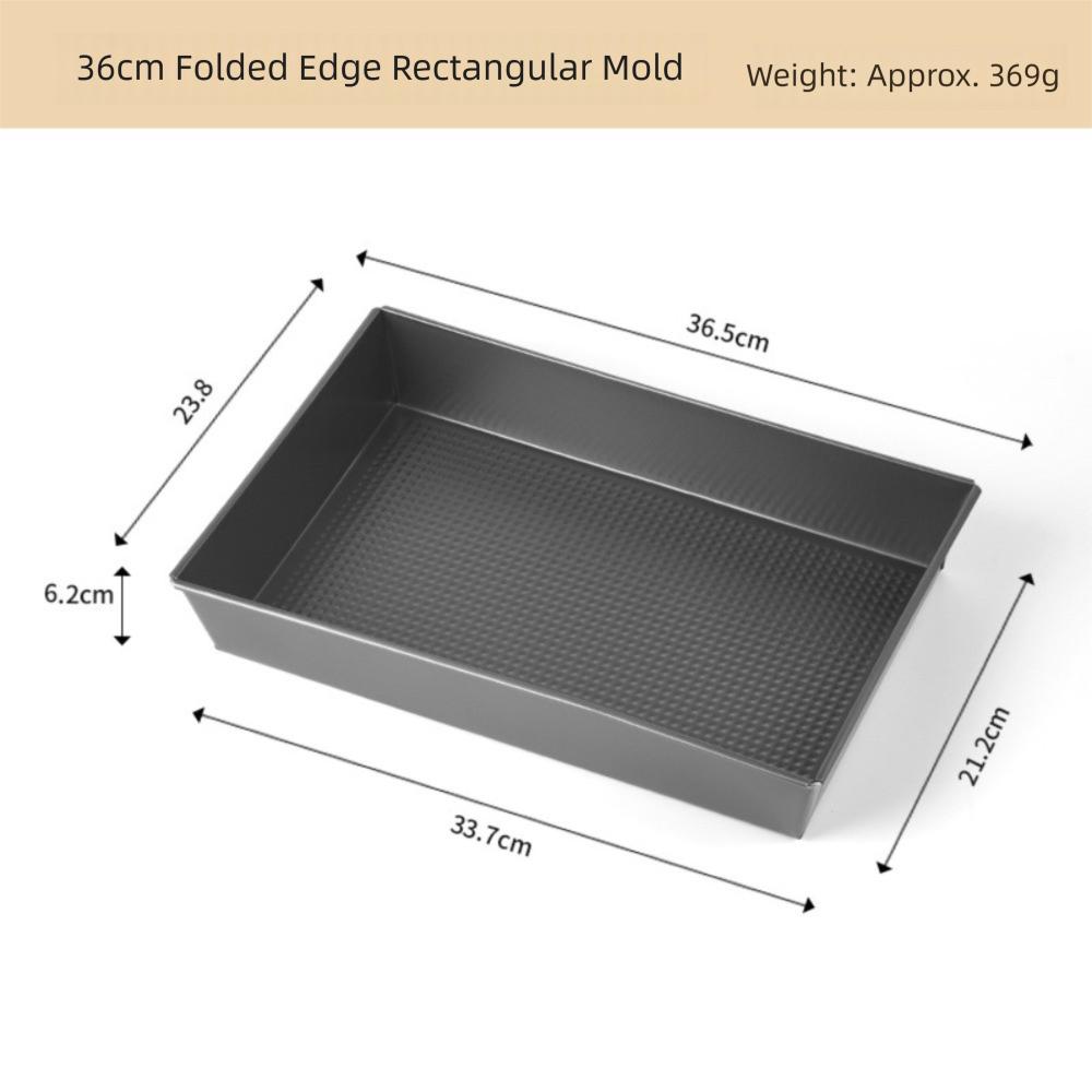 

NonStick Rectangle Loaf Pan Multi-Purpose Oven Baking Pan Thickened Toast Box Home Kitchen Rectangle 36cm