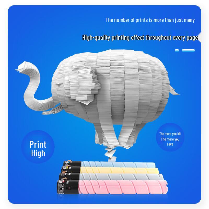TIANSE TN-220 Compatible Black & Color Toner Cartridge Set for Sindoh D200/D201/D202