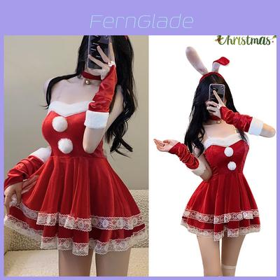 Sexy Christmas Santa Claus Dress Cosplay Costume For Women