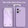 OPPO A5 Vitality Edition Solid Color Liquid Silicone Drop-proof Case