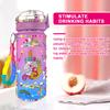 Water Bottle Kits Pretty Colorful Kids Water Bottle Gifts Safe Mermaid Water Bottle with Stickers Attractive Decorate Your Own