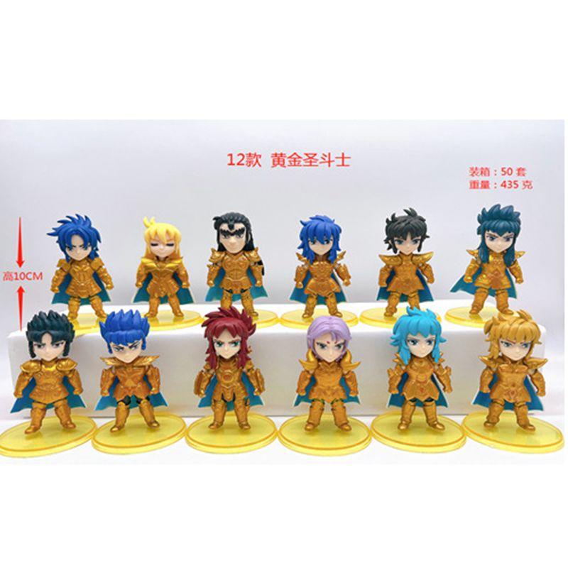 12Pcs/Set Saint Seiya Artliized Blind Box Tamashi Box Gold Saints Collection Decoration Model Desk Decoration Toy Hobbies 11cm