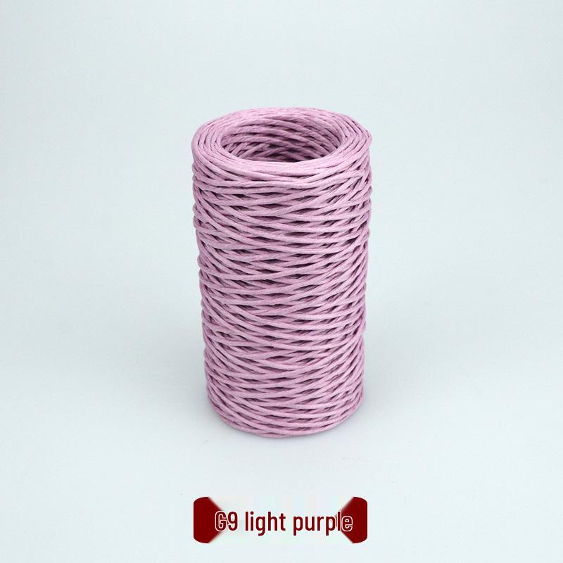 50m/100m Paper Rope 1mm/2mm Diameter for Handmade DIY Projects