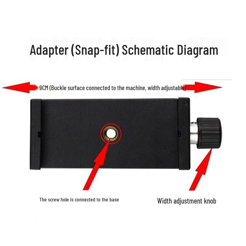 Infrared Floor and Wall Leveling Base Clamp Bracket Adapter – 6mm Hole Mount