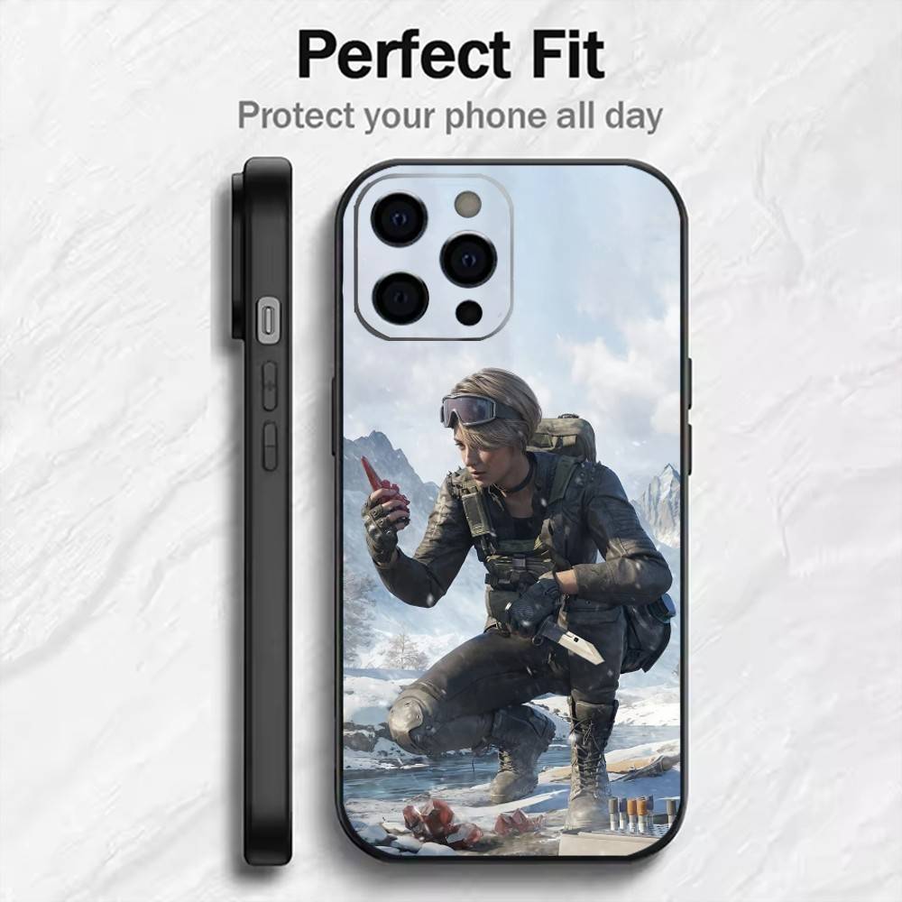 

Game D-Delta F-Force Phone Case For iPhone17,16,15,14,13,12 Plus,Max Soft Silicone Black Cover iPhone13PROMAX