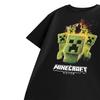 Minecraft Boys Creeper Photograph Short-Sleeved T-Shirt
