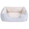 Litchi Fabric Square Pet Bed
