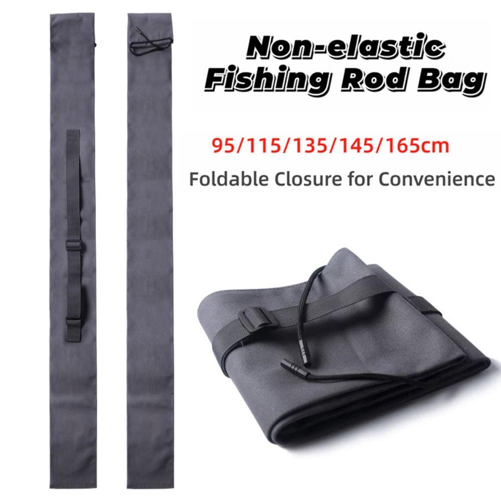 Folding Lure Rod Bag Portable Fishing Rod Protective Cover New Fishing Tackle Storage Bag