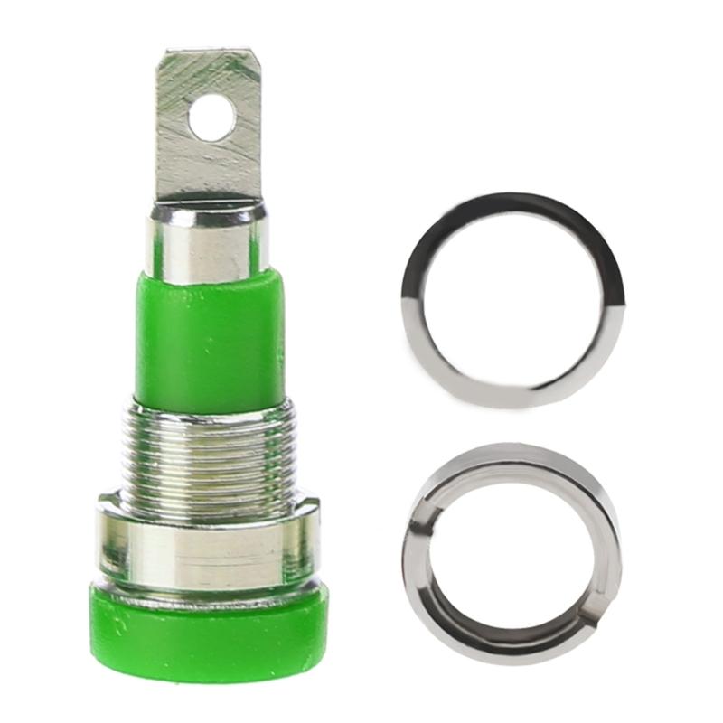 4mm Banana Jack Socket Female Adapter Panel Mount Binding Post M4x28 for Satellites Center Speakers to AVreceivers
