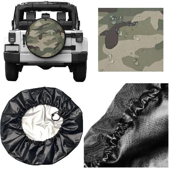 Custom Spare Tire Cover Add Your Picture Text Logo Personalized  Tire Protector Wheel Tire Covers Fits for Almost Vehicles