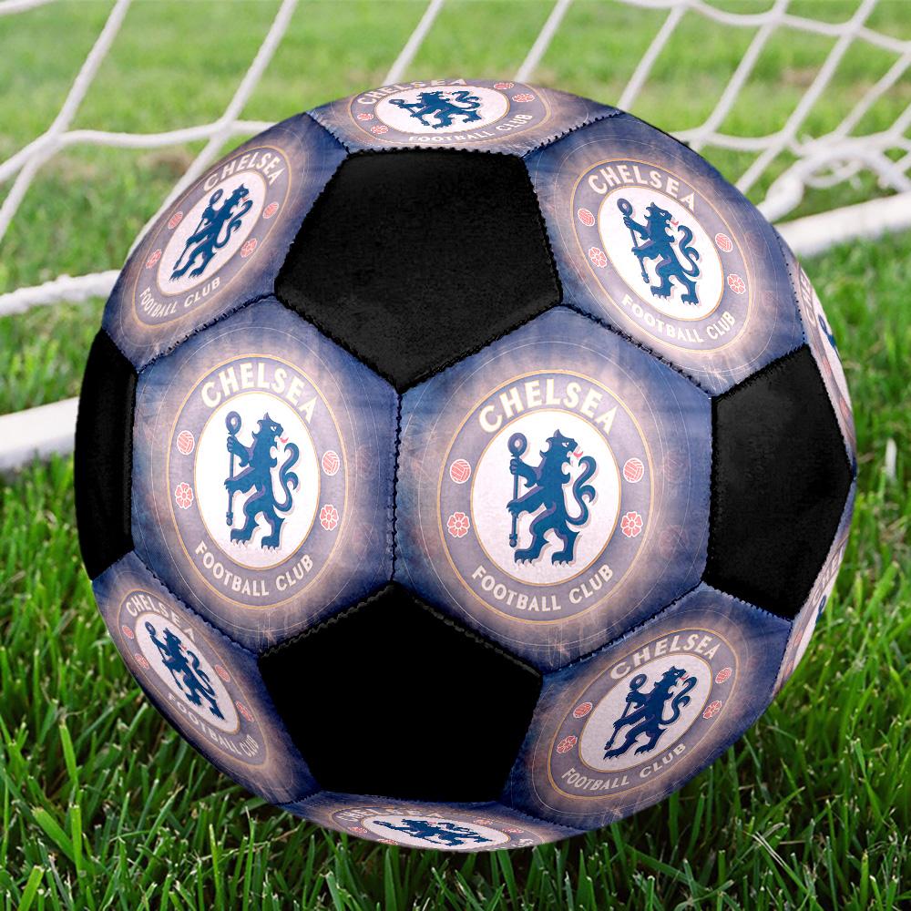 Chelsea FC Fußball Bunt Für Alle Altersgruppen Maschinengenäht PVC Wettkampftauglich Langlebig Hoher Rückprall.GRÖSSE5