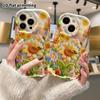 Phone Case: 2D Flat, Suitable for iPhone 18 17 16 15 14 13 12Pro Protective Case, Sunflower Field, Perfect Christmas and Halloween Holiday Gift