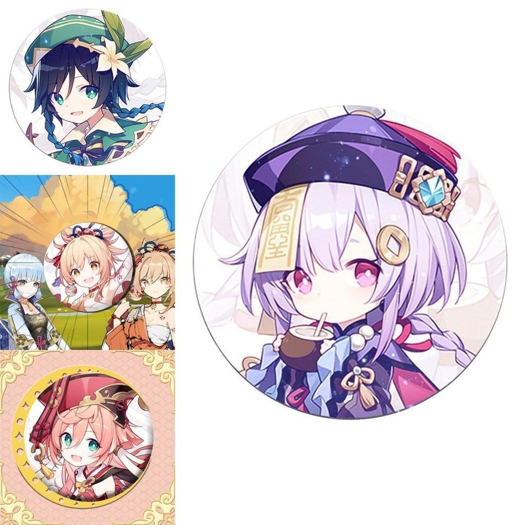 Captivating Fashion Jewelry Badge Featuring Cartoon Animation Brooch From Genshin Impact