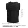 Mens Padded Compression Shirt with Pads Impact Protection Chest Rib Protector Guard for Softball Baseball Football Sports Rugby