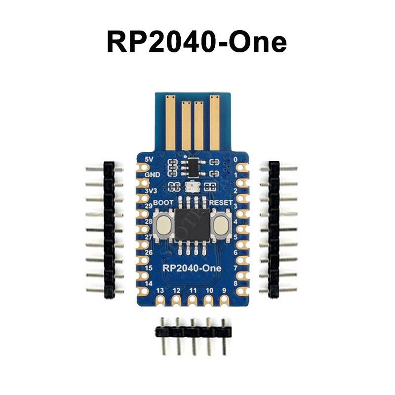 Raspberry Pi Pico and Pico W with W25Q16JVUXIQ and RP2040 in Tiny, Zero, or One configurations.