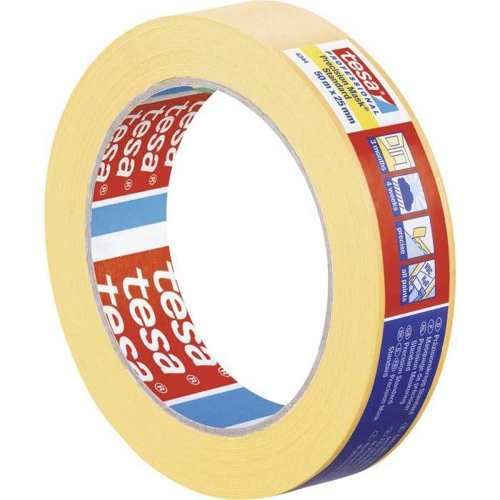 Tesa PRECISION STANDARD 04344-00003-00 Bande de masquage Präzisionskrepp® jaune (L x l) 50 m x 25 mm 1 pc(s)