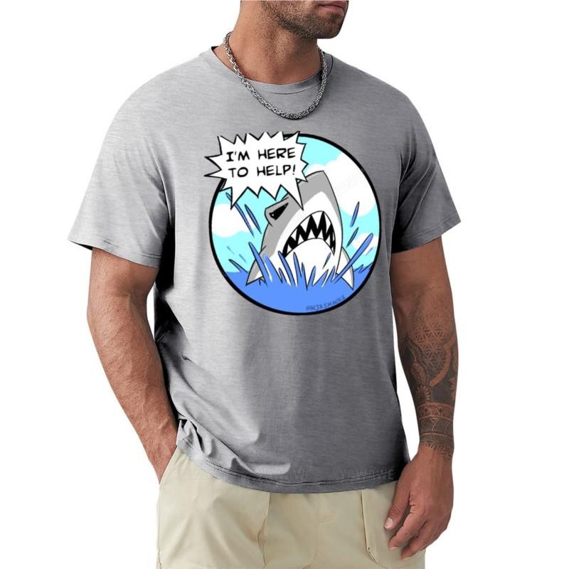 Mann schwarze T-Shirts Sommer T-Shirt Kyle der freundlichste Hai aller Zeiten T-Shirt Sommeroberteil T-Shirts Mann T-Shirt Männer