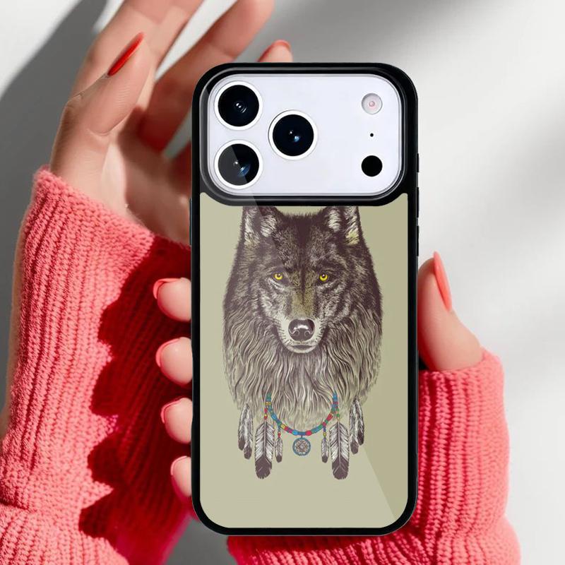 Чехол для телефона Animal Wolf Roar для iPhone 17 16 15 14 13 Pro Max Задняя крышка для 12 11 Pro Coque iPhone 13