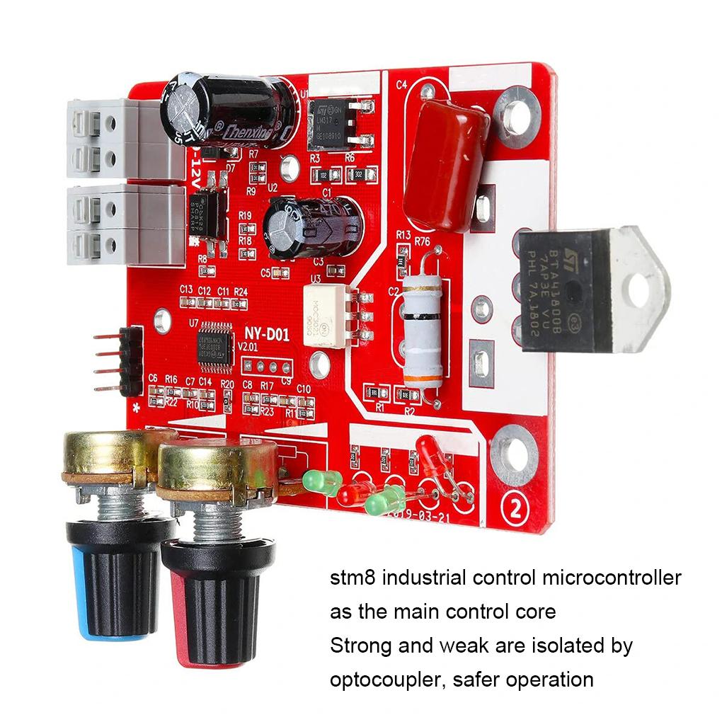 Digital Welder Machine Controller Replacement Single Pulse Ammeter Welding Control Panel Circuit Board DIY Spare Parts