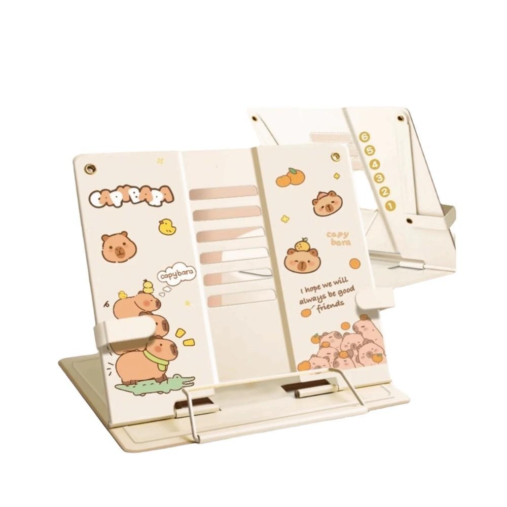 6 Adjustable Positions Desk Book Holder Heavy Duty Metal Document Holder  Cooking Recipes