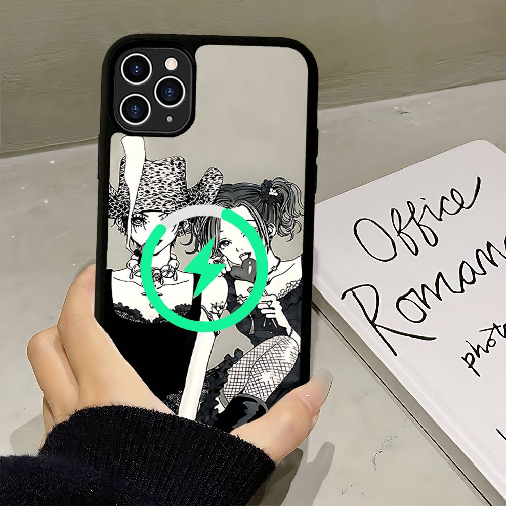 Comics Oosaki Nana Hot Japan For Magsafe Magnetic Phone Case Wireless PC+TPU For IPhone 11 12 13 14 15 16 17 Pro Max Plus