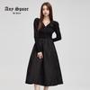 ANY SPOOR Women's Fall 2024 Patchwork Knit Long Dress