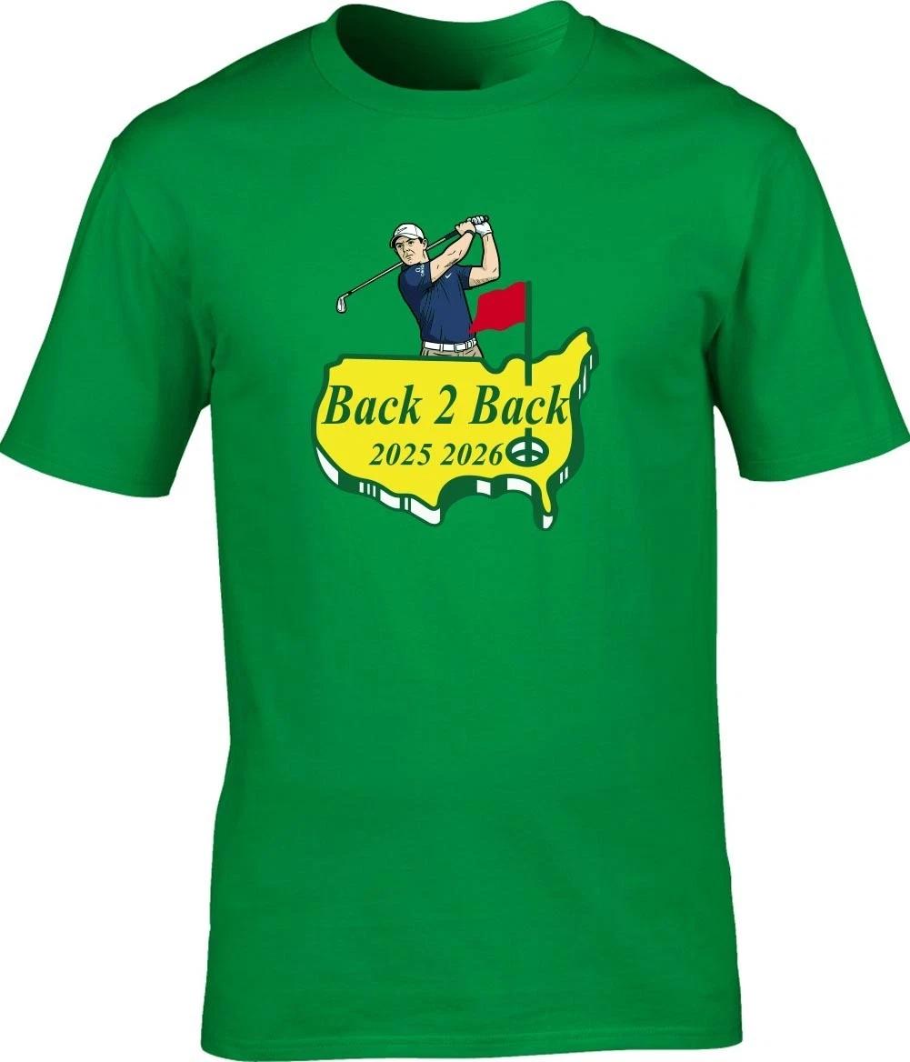 Rory Mcilroy Masters Back to Back Champion Shirt T-Shirt S