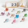 Mini Small Resin Duck Figure Toy Glittering Mini Tiny Ducks Miniature Duck Ornament  Garden Decor