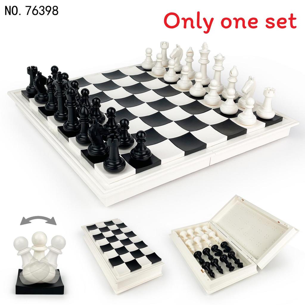 Classic Chess Building Blocks Set With Plastic For Kids And Adults