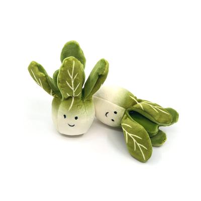 Cute Cabbage Plush Doll Key Chain Cartoon Vegetable Plant Pendant Key Ring Backpack Charms Car Decoration Bag Accessories