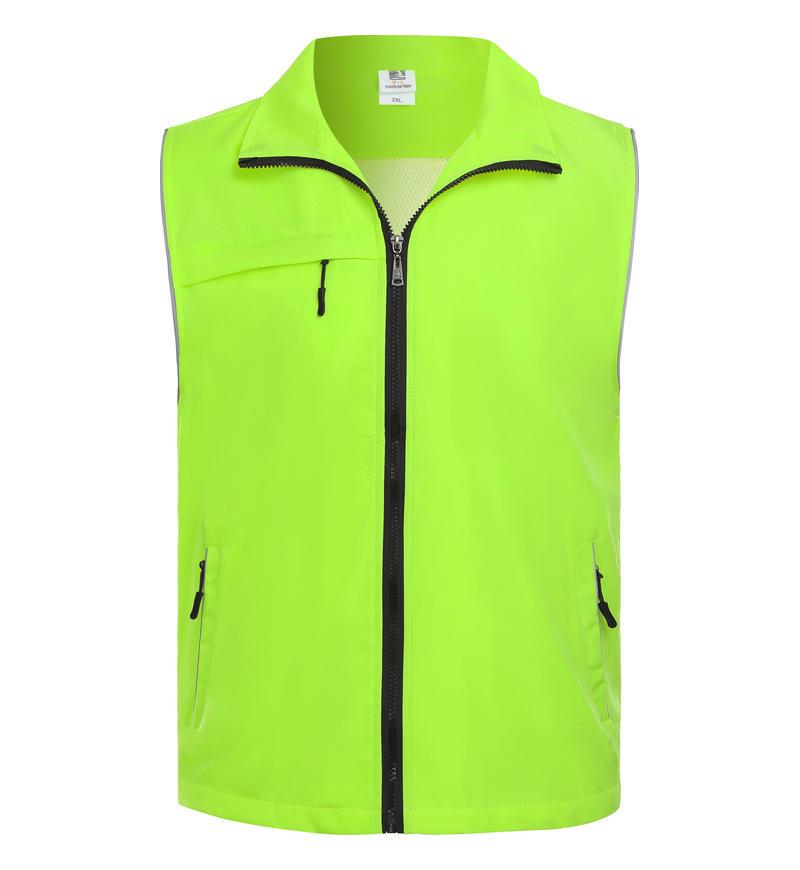 Prémiová dvouvrstvá dobrovolnická vesta se třemi kapsami pro charitativní a pracovní akce