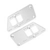 2pcs Engine Swap Bracket Conversion Plate Aluminium Alloy Replacement for Chevrolet LS1 LS2 LS3 LS6 LS Engine