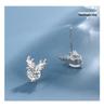 S925 Sterling Silver Forest Deer Stud Earrings - Versatile Elf Antler Design